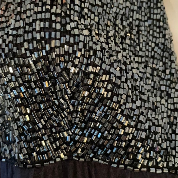 Matty M Racer Back Sequin Tank - Navy Blue - Picture 15 of 16